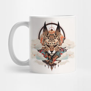 A lynx spirit watercolor Mug